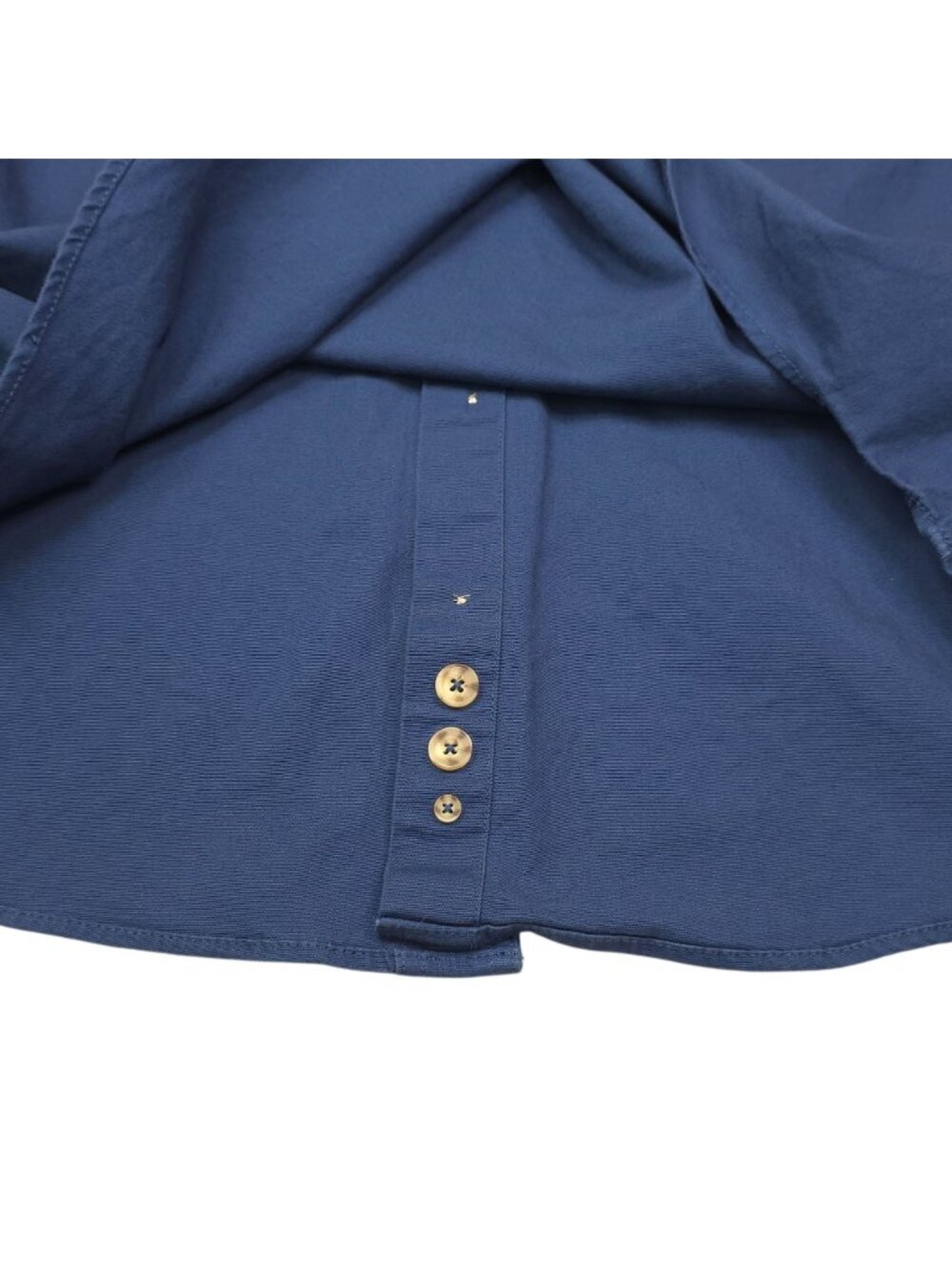 Duluth Trading Co Mens Heavyweight Long Sleeve Button Front Shirt XL Tall Blue - Picture 7 of 8